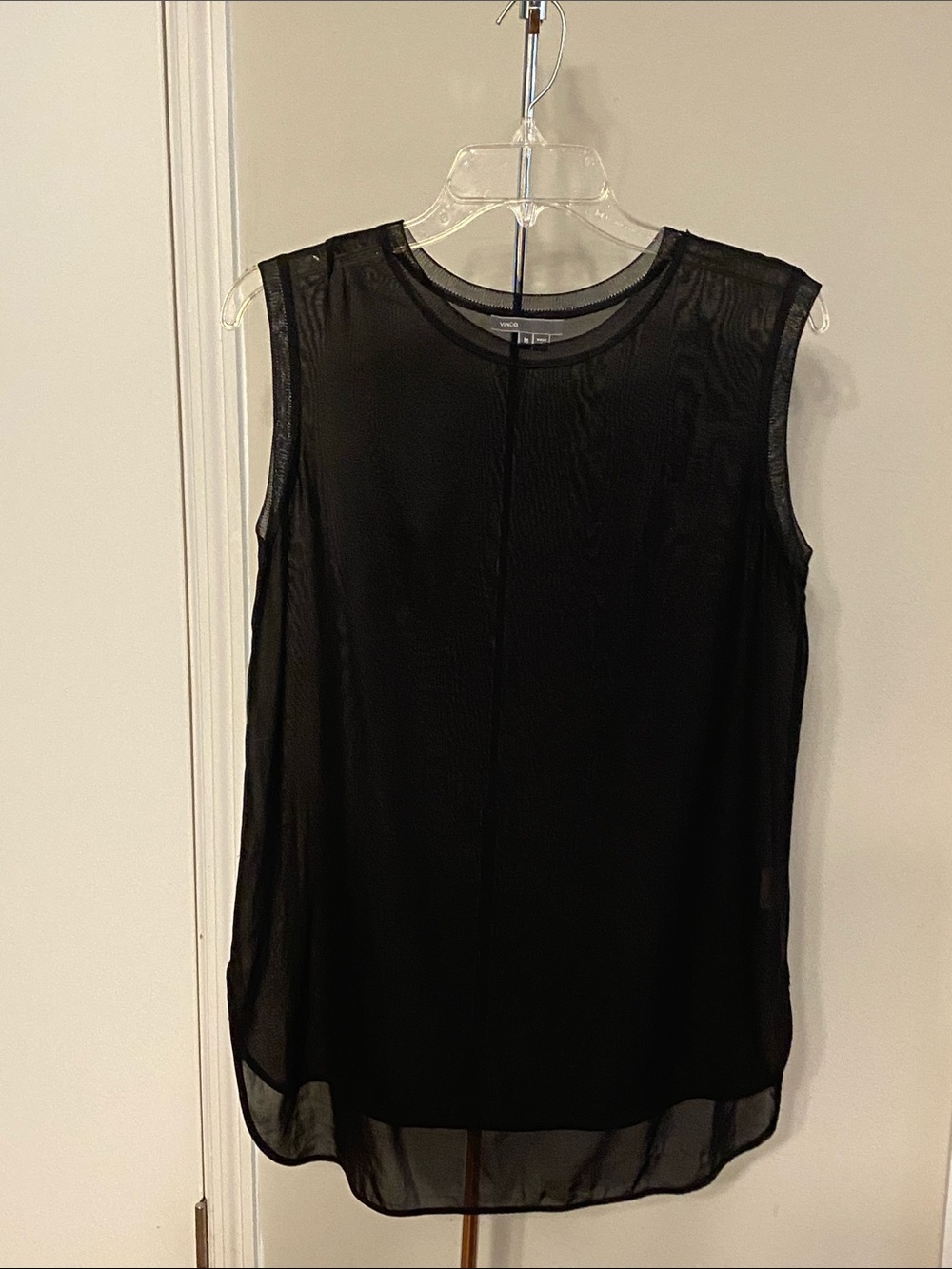 Vince Sleeveless Silk Blouse
